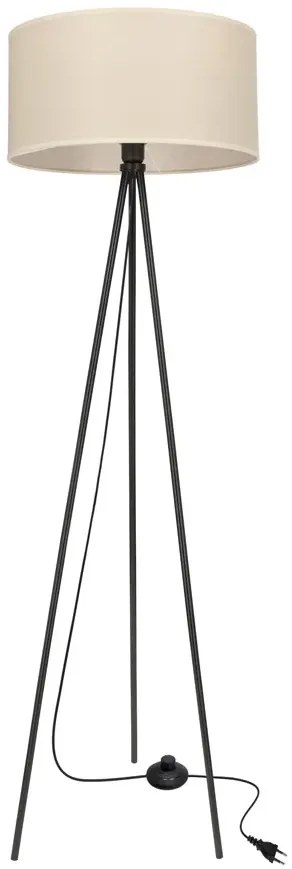 Beżowa stojąca lampa abażurowa - 7X M096 C4-G51