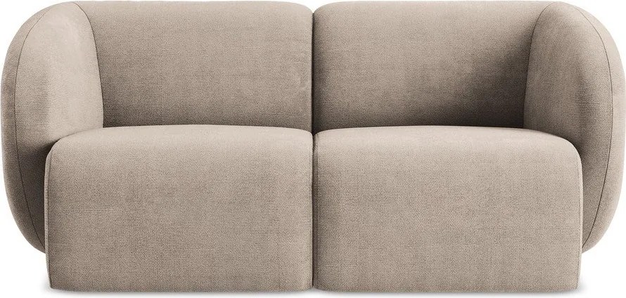 Jasnobrązowa sofa z tkaniny szenilowej 174 cm Lani – Makamii