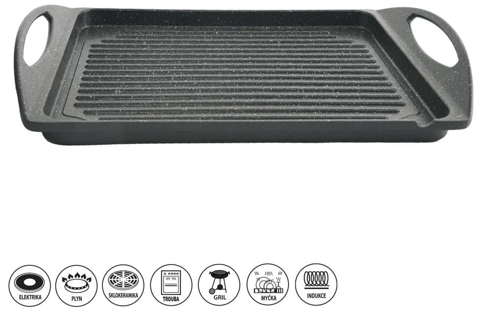 Aluminiowa płyta grillowa 27x42 cm GRANDE – Orion