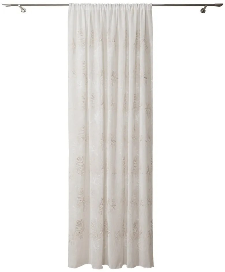Beżowa firanka 140x260 cm Cybele – Mendola Fabrics