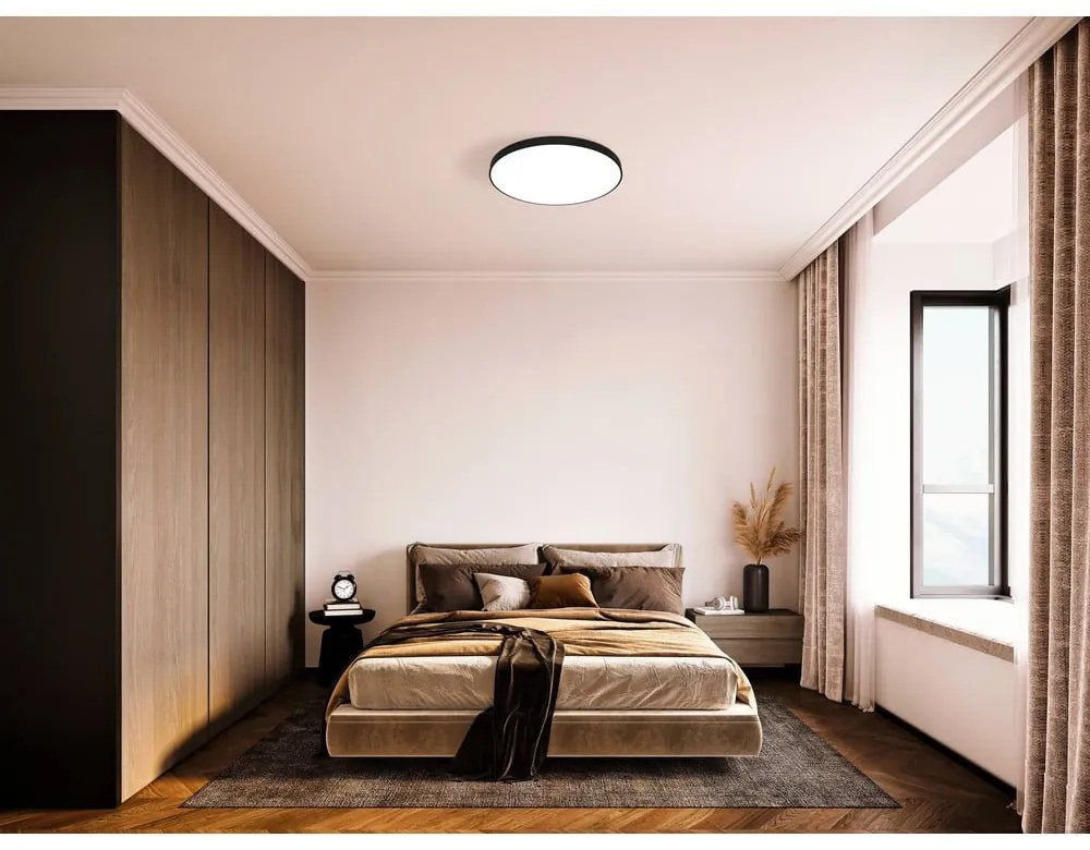 Czarna lampa sufitowa LED ZUBIETA-A – EGLO