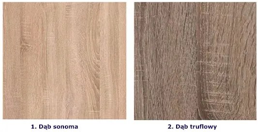 Komoda z witryną i barkiem dąb truflowy - Rectano 9X