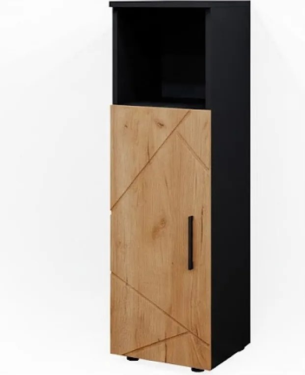 Szafka Midi złoty dąb power/antracyt 30x30x95 irma