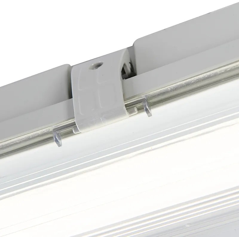 Zewnetrzna Oświetlenie sufitowe TL z wbudowanym LED 1800 lm i czujnikiem ruchu IP65 - Base Retro Oswietlenie zewnetrzne