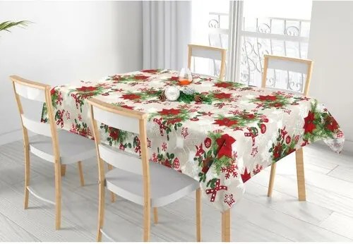 Bellatex Obrus Poinsecja czerwony, 70 x 70 cm, 70 x 70 cm