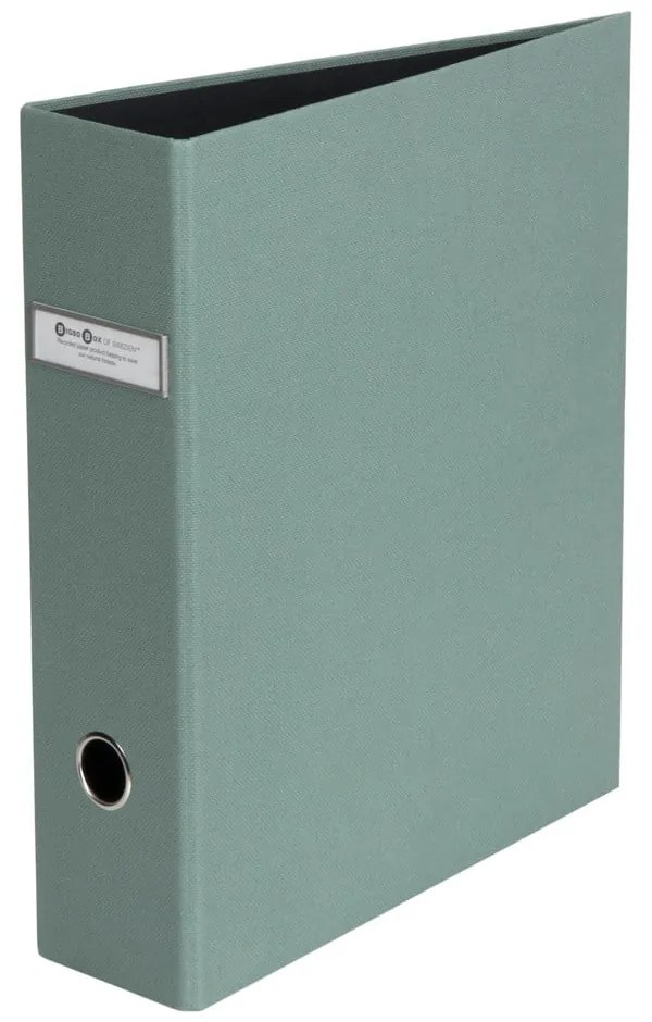 Zielony kartonowy organizer na dokumenty Archie Canvas Paper Laminate – Bigso