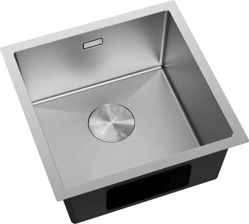 Mexen Trixo zlewozmywak stalowy 1-komorowy 440 x 440 mm, inox - 6413441000-01