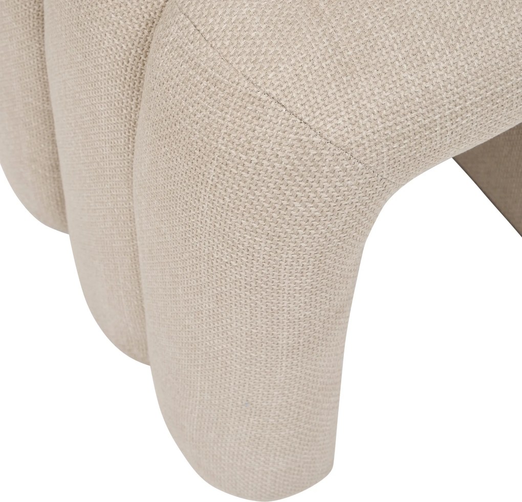 Stołek łuk tapicerowany SISCO, 43 x 42 x 44 cm