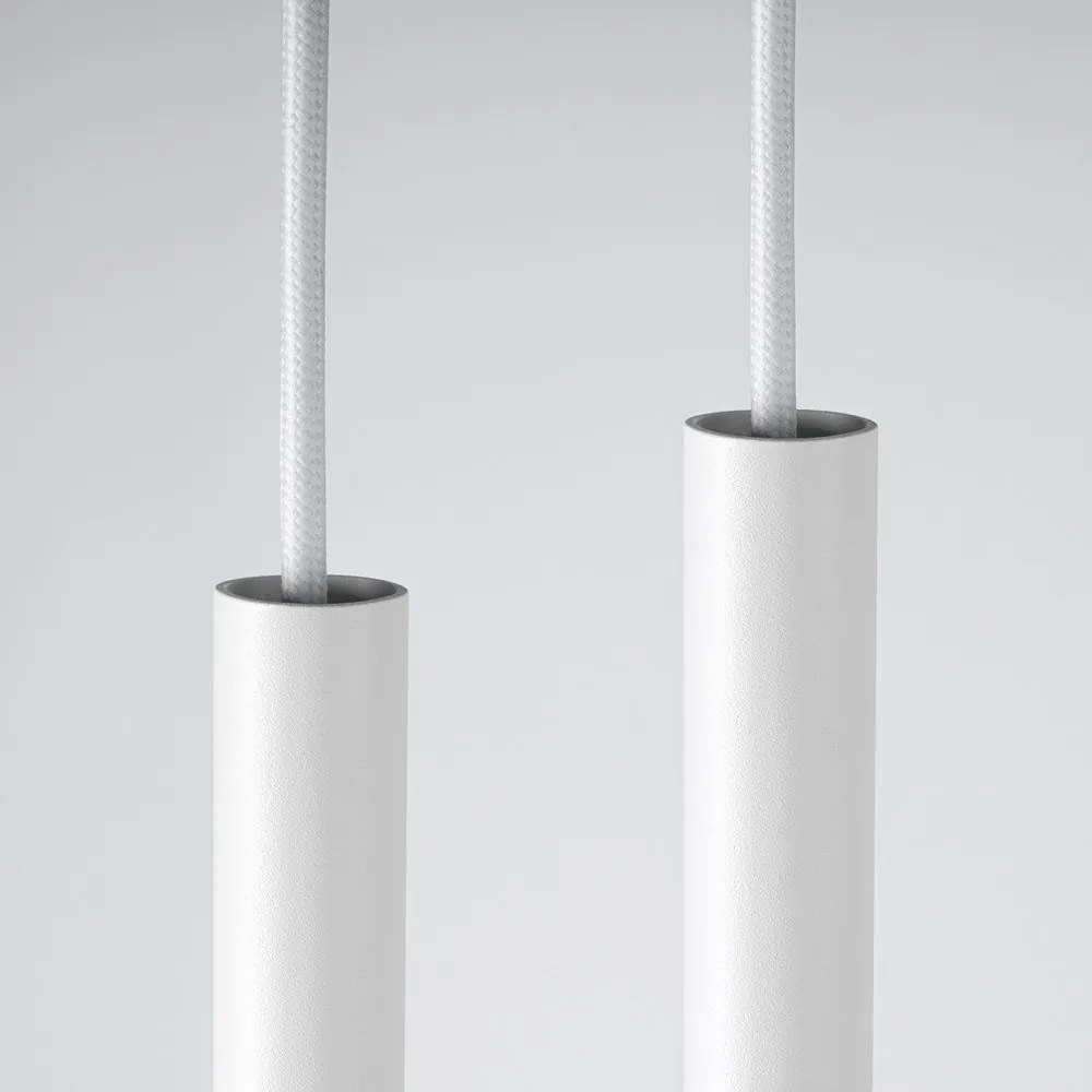 Biała metalowa lampa wisząca ø 15 cm Fideus – Sollux