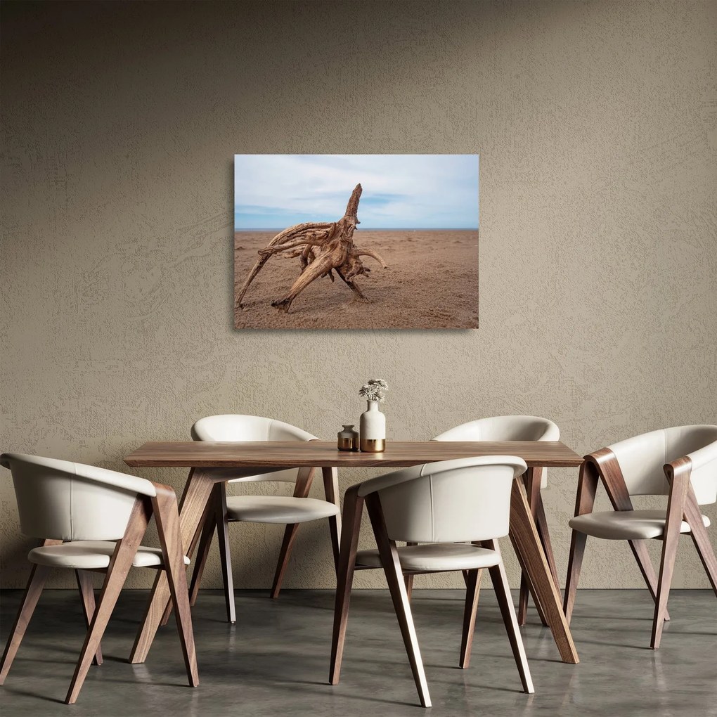 Obraz na szkle - Zmyte przez morze (70x50 cm)