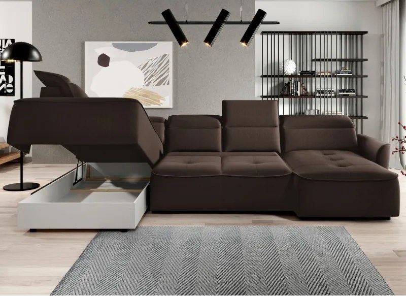 Narożnik MURILLO XL z elektryczną regulacją siedziska WERSAL