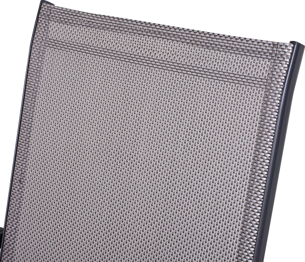 Outsunny krzesło składane z podłokietnikami zestaw 2-cz. krzesło kempingowe krzesło wędkarskie metalowe kolor szary