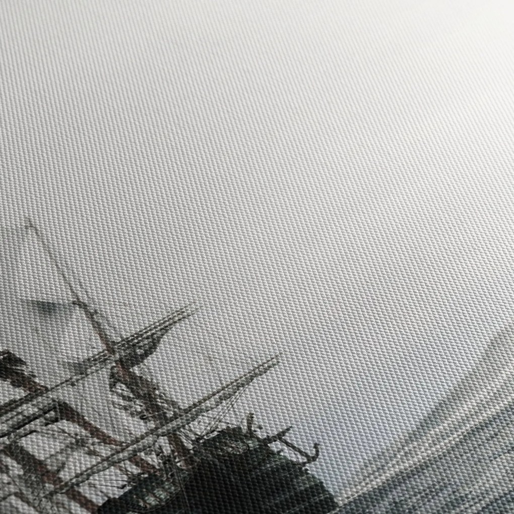 Obraz - Statek płynący po oceanie (z zegarem) (90x30 cm)
