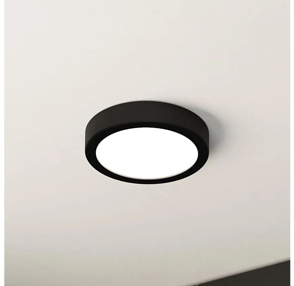 Eglo 900581 - ściemnialna oprawa sufitowa LED FUEVA LED/11W/230V czarna