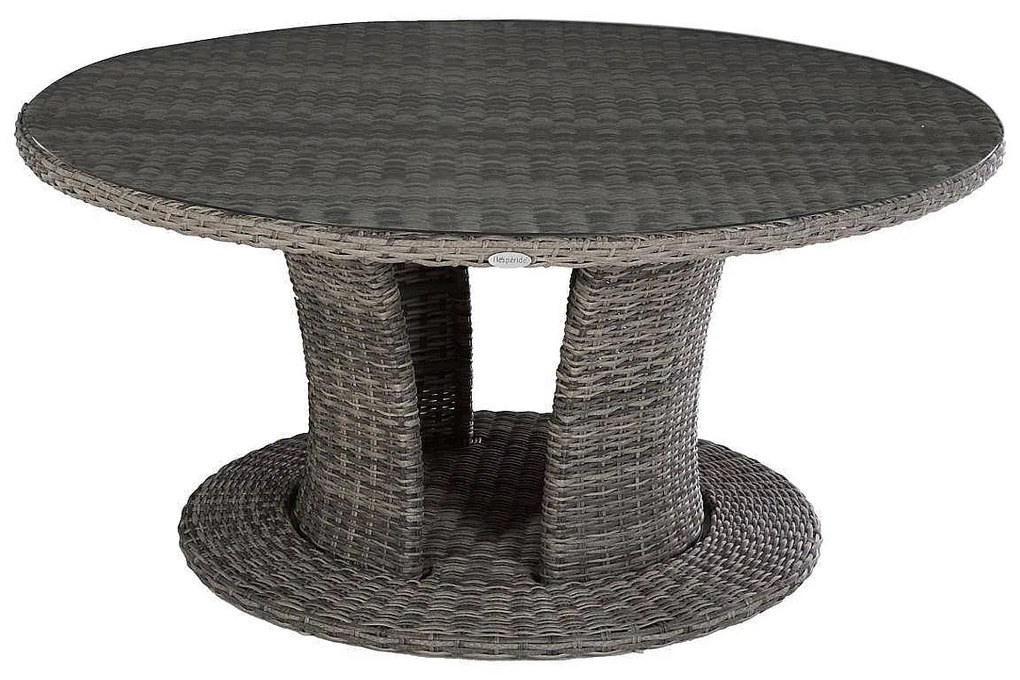 Rattanowy zestaw do jadalni BORNEO LUXURY 1 + 8 (szary)