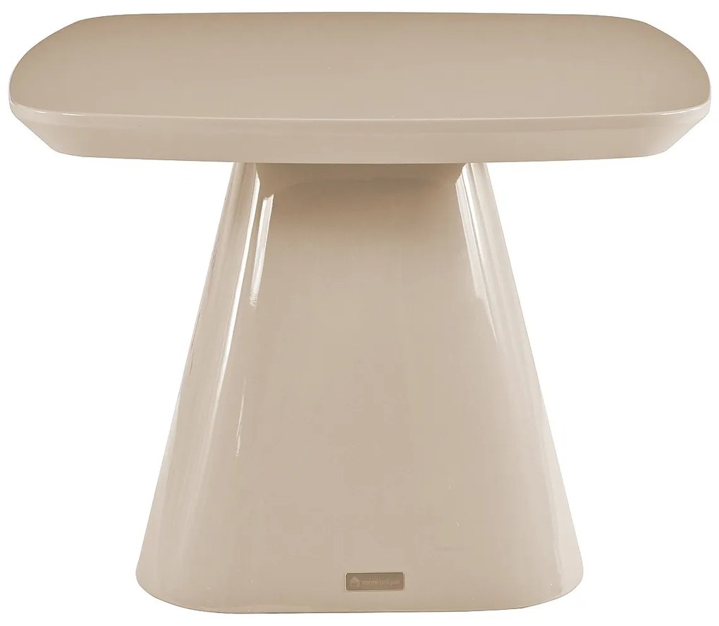 Stolik pomocniczy z MDF - Lakierowany taupe - NATAZA