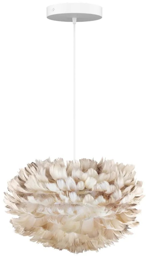 Biały kabel wiszący do lamp UMAGE Rosette, dł. 210 cm