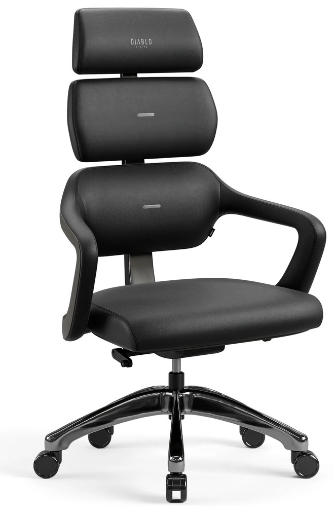 Fotel gabinetowy Diablo V-Modular, Carbon Black