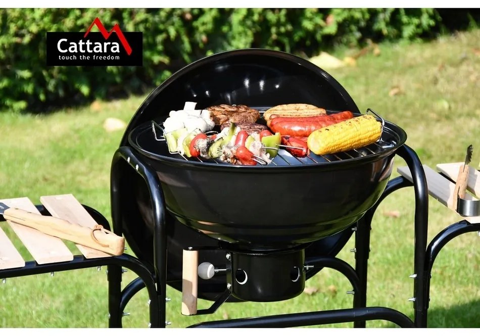 Cattara Grill na węgiel drzewny Messina, 93 x 102 x 47 cm