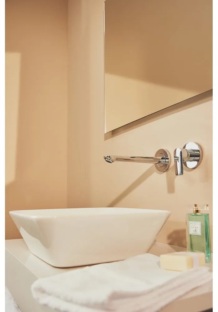 Umywalkowa bateria podtynkowa w kolorze srebra z połyskiem Connect Air – Ideal Standard