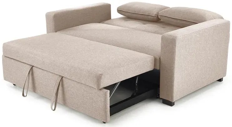 Beżowa sofa wypoczynkowa z funkcją spania - Naria