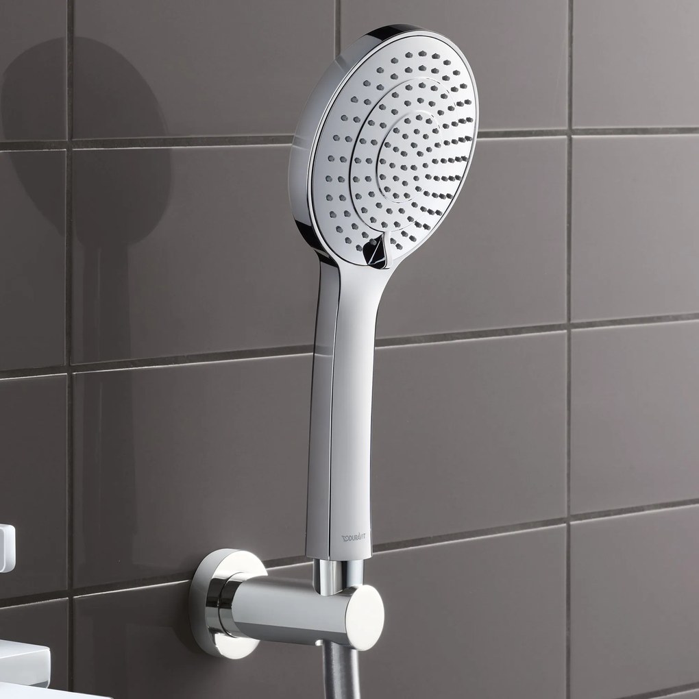 Uniwersalna słuchawka prysznicowa Duravit Funkcja MinusFlow - 3 rodzaje strumienia