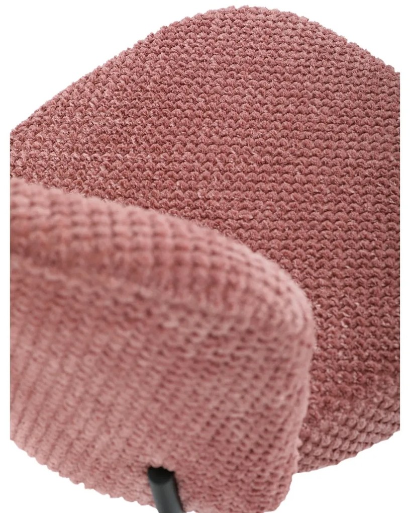 Zestaw krzeseł do jadalni Bouclé CT-W1077 PINK2, 4szt.