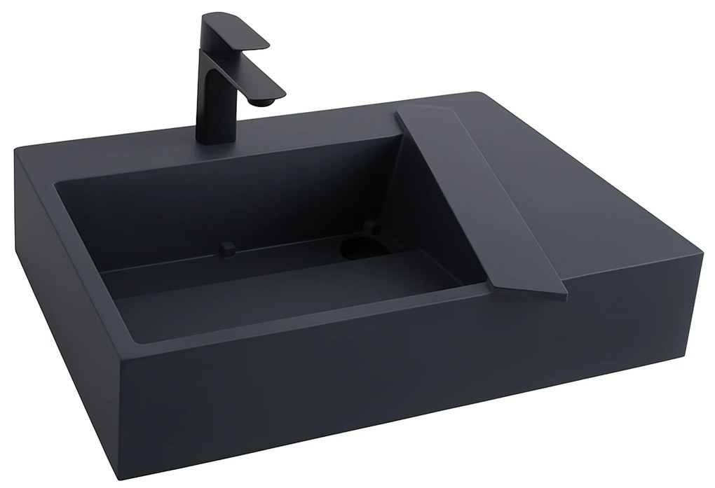 Umywalka konglomeratowa Archi 90 CM Szary mat