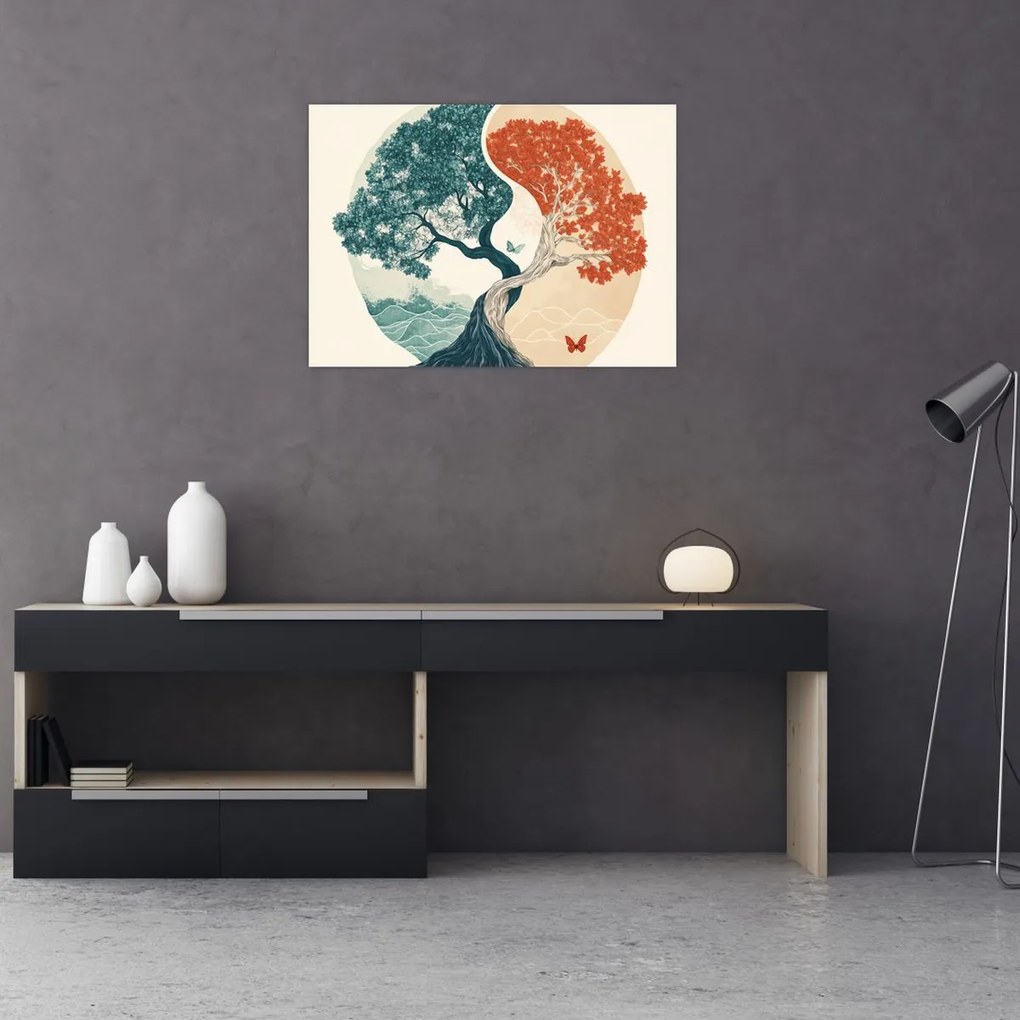 Obraz – Drzewo pełne energii (70x50 cm)