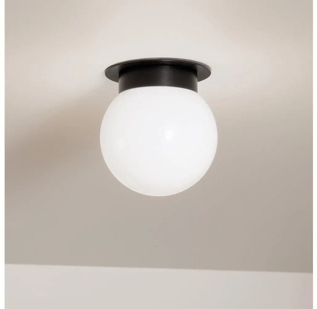 Kichler KL-ALBERS-F-G-BK-Lampa sufitowa ALBERS 1xE27/40W/230V, śr. 20,3 cm, czarna