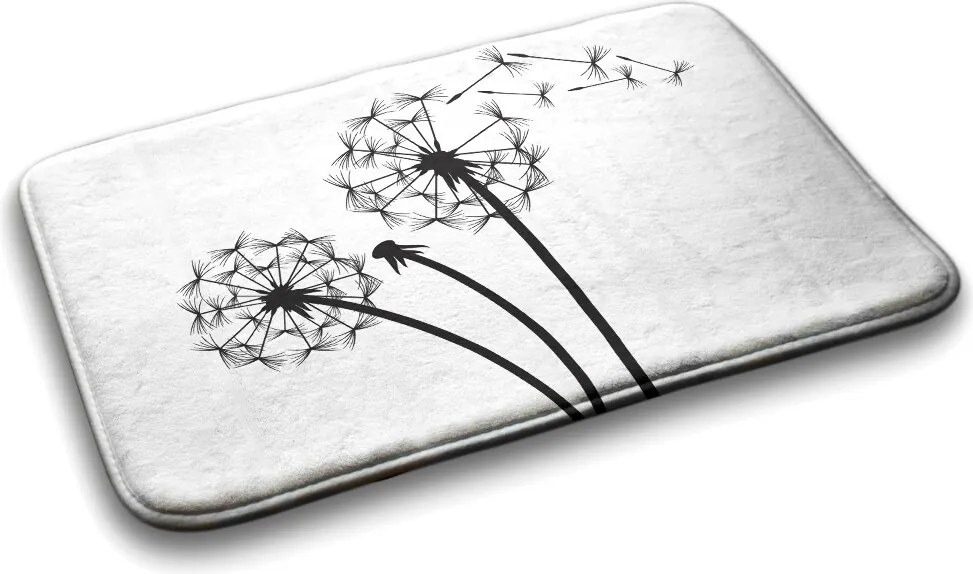 Dywanik łazienkowy Dywanik łazienkowy Dmuchawiec Kwiaty