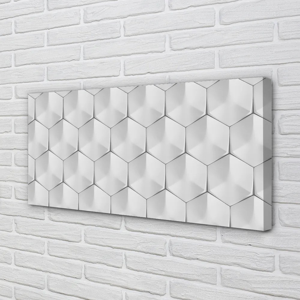 Obraz na płótnie Sześciokąty w 3D