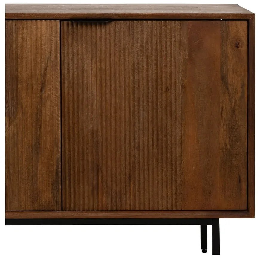 Brązowa komoda z litego drewna mango 160x78x40 cm Sagara – Ixia