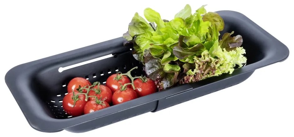 Plastikowy durszlak Black Outdoor Kitchen Sivo – Wenko