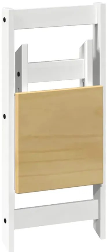 Biały komplet składanych krzeseł minimalistycznych D0-S36