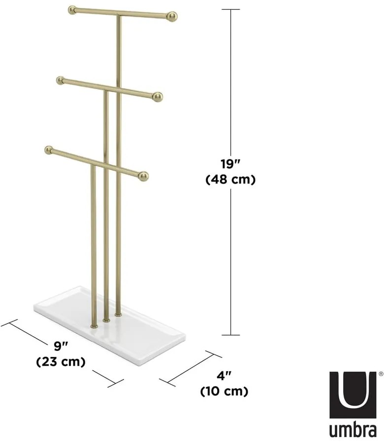 Metalowy stojak na biżuterię Trigem – Umbra