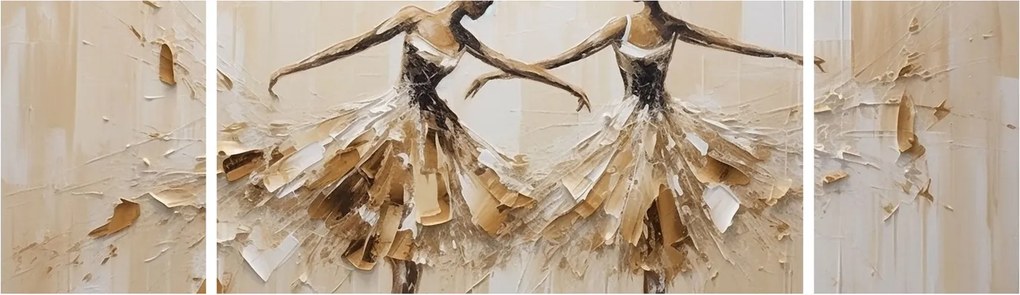 Obraz - Baleriny (170x50 cm)