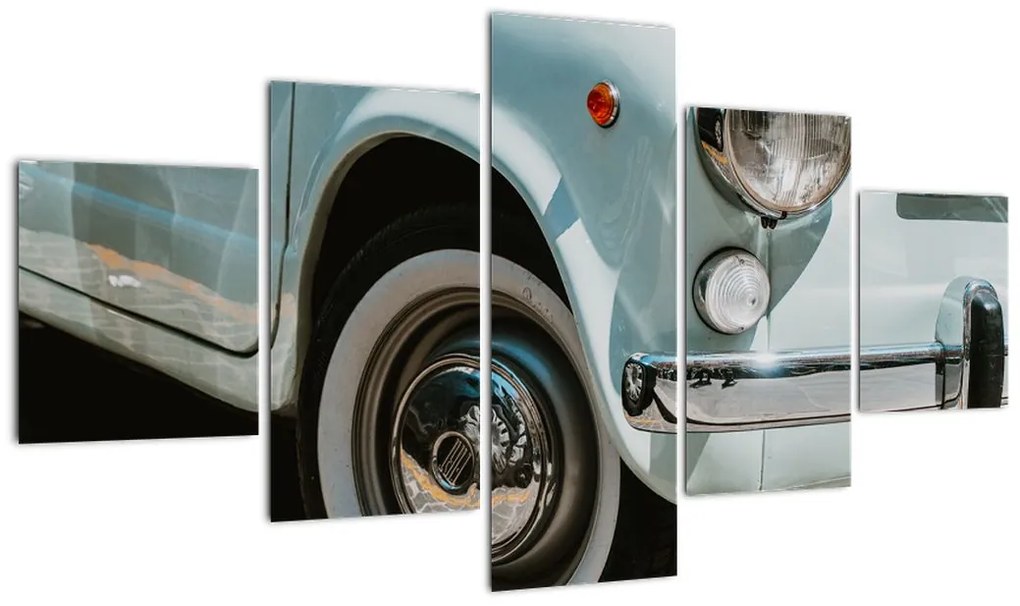 Obraz - Fiat retro samochód (125x70 cm)