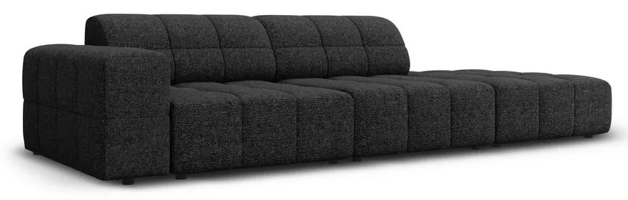 Antracytowy szezlong (lewostronny) Chicago – Cosmopolitan Design