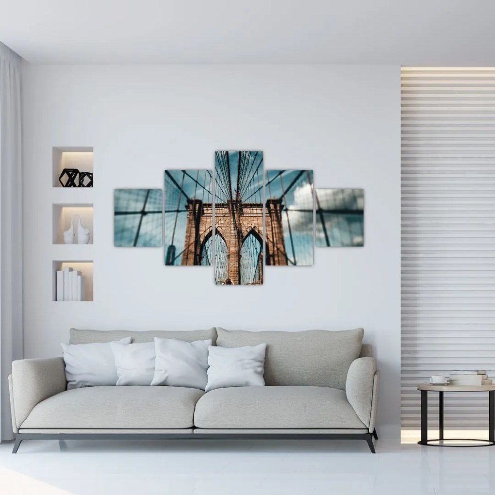 Obraz - Brooklyński most (125x70 cm)