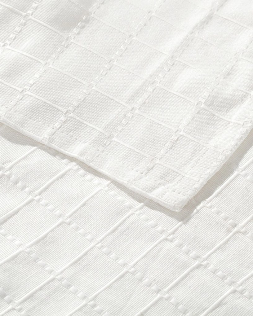 Komplet Milena white 180x260cm pled + 2 poszewki -50%
