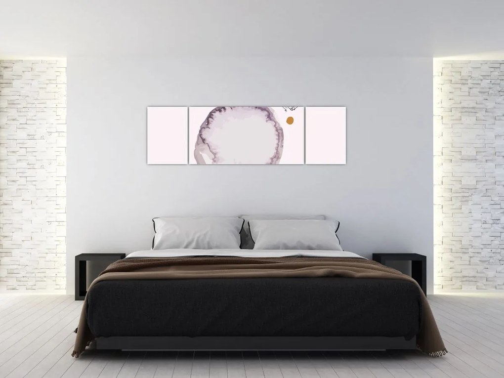 Obraz - Fioletowy minimalizm N⁰4 (170x50 cm)