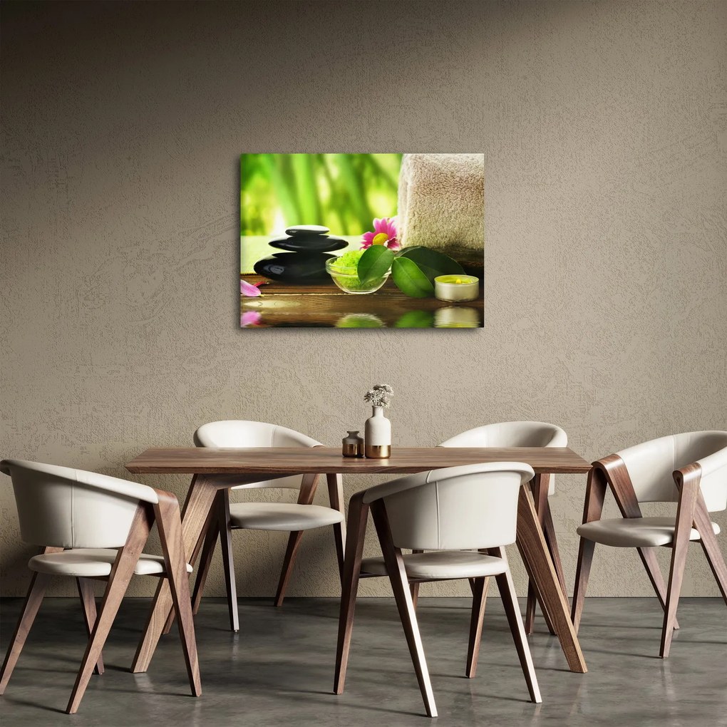 Obraz narzędzi do masażu (70x50 cm)