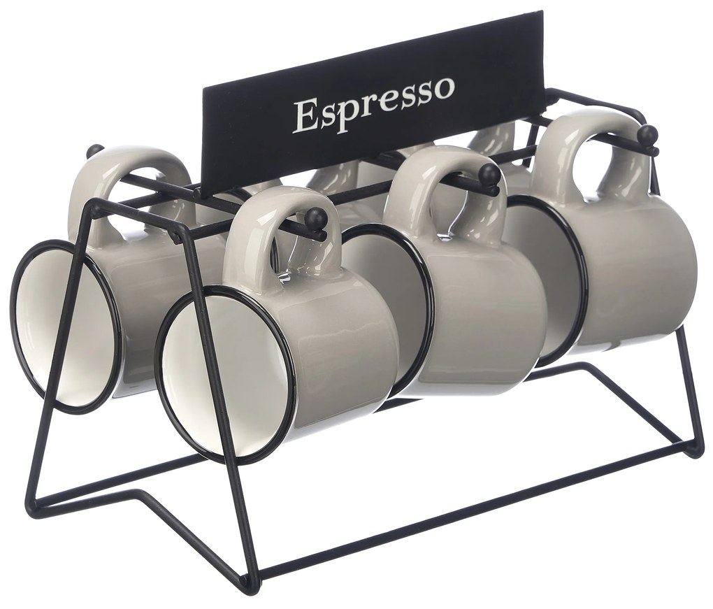 Filiżanki do espresso, 6 sztuk, 100 ml