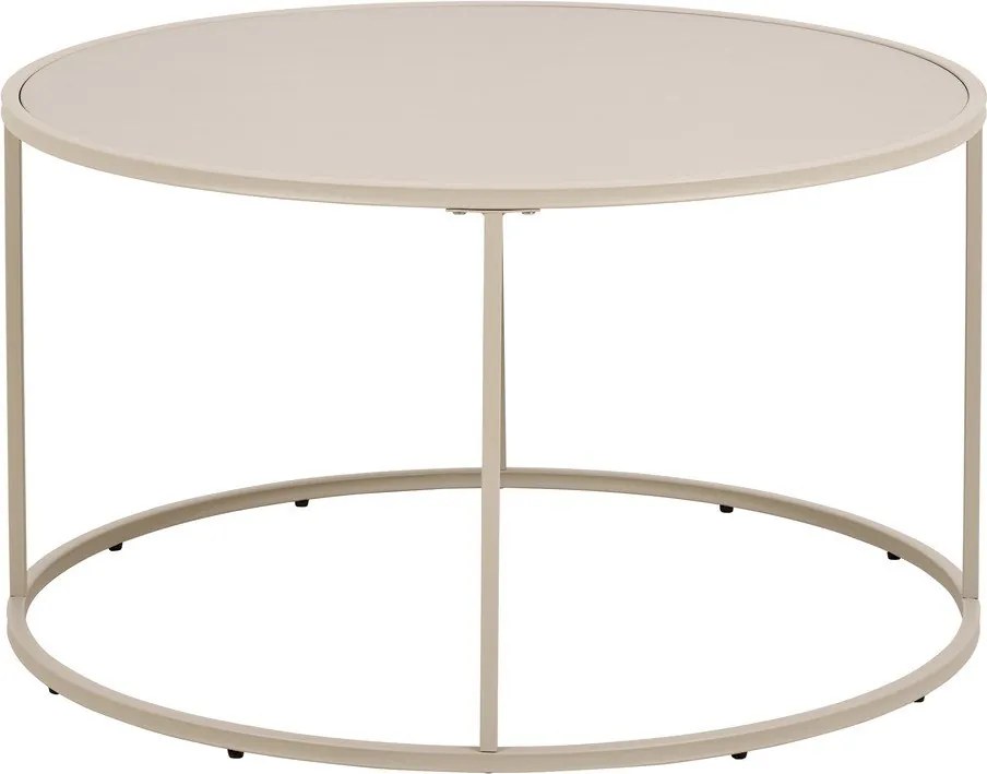 Szary stalowy okrągły stolik ø 80 cm Seaford – Actona