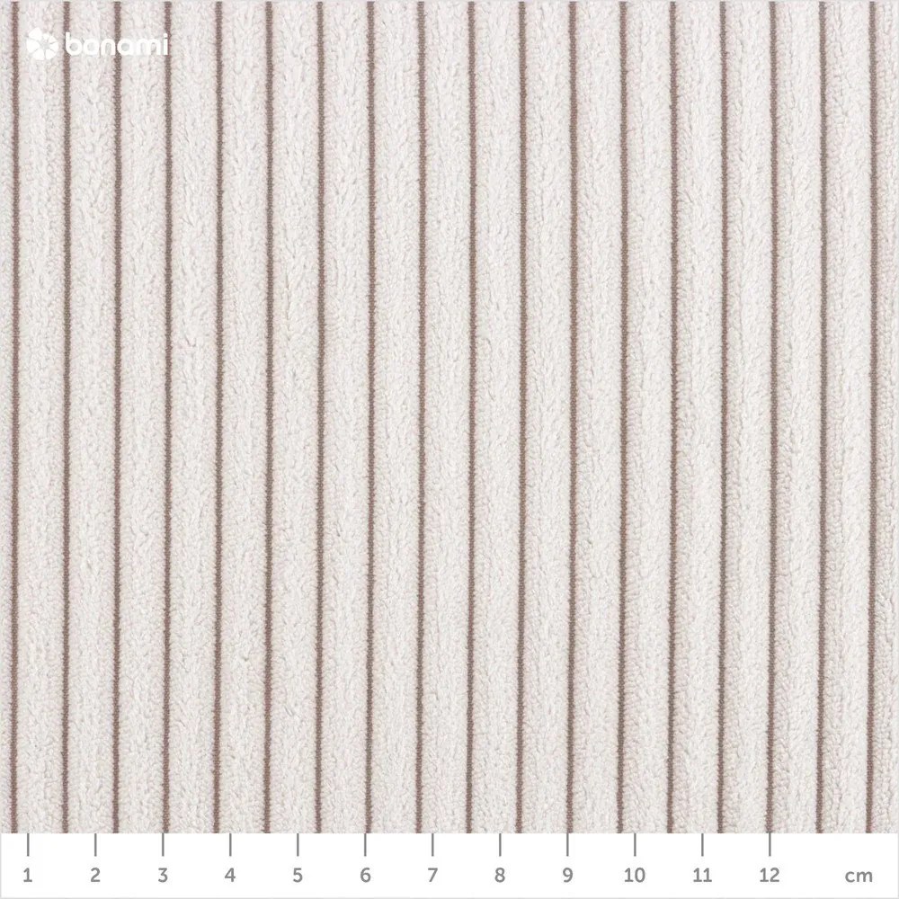 Beżowa sztruksowa rozkładana sofa 218 cm Tori – Bonami Selection