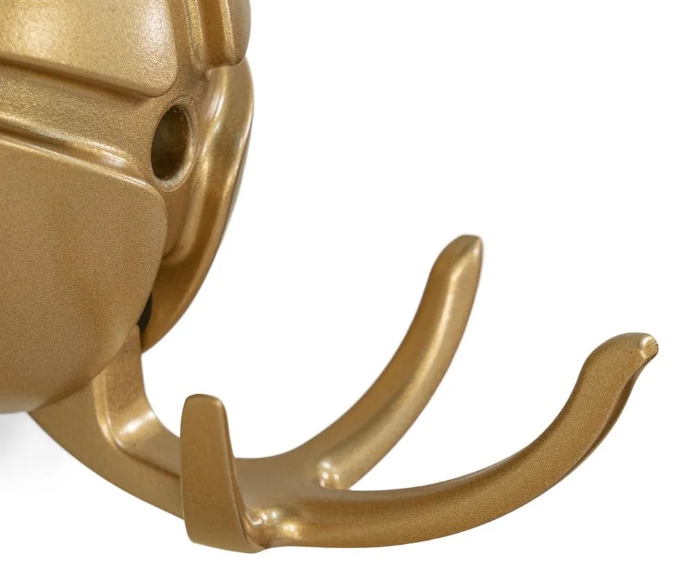 Ścienny plastikowy haczyk w kolorze złota Tick – Spinder Design