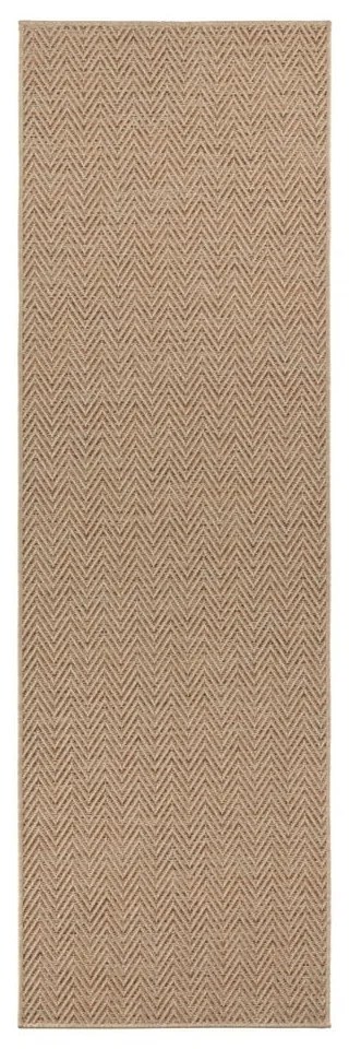 Brązowy chodnik BT Carpet Nature 500, 80x250 cm