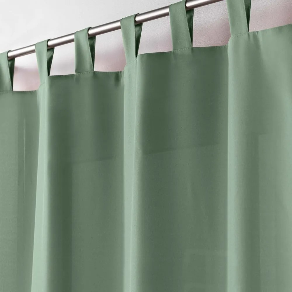 Zielona zasłona 140x260 cm Essentiel – douceur d'intérieur