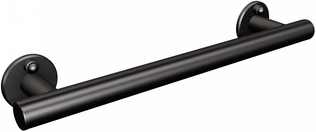 Uchwyt prysznicowy prosty czarny 36 cm